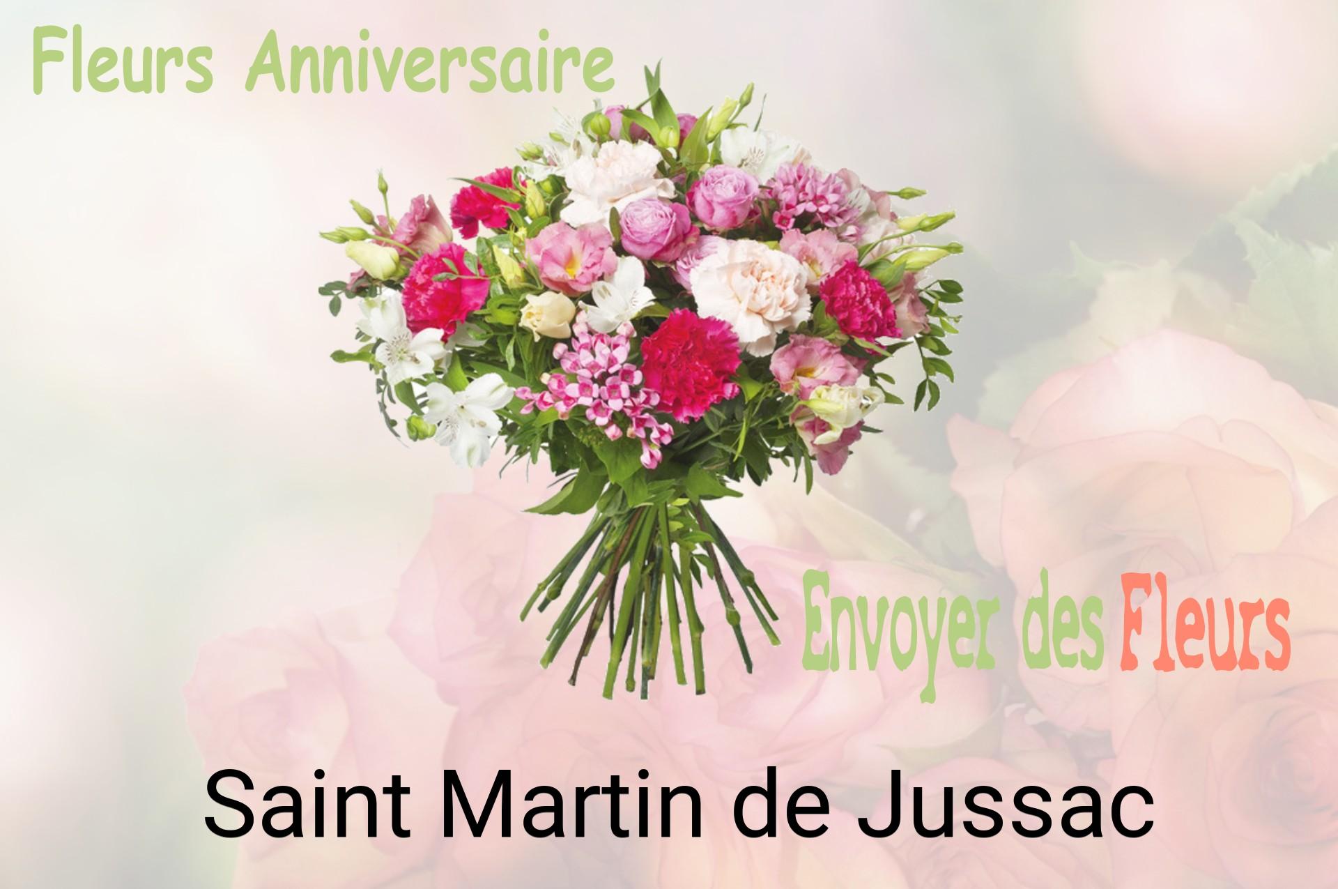 Bouquet de fleurs d’anniversaire livré à Saint-Martin-de-Jussac