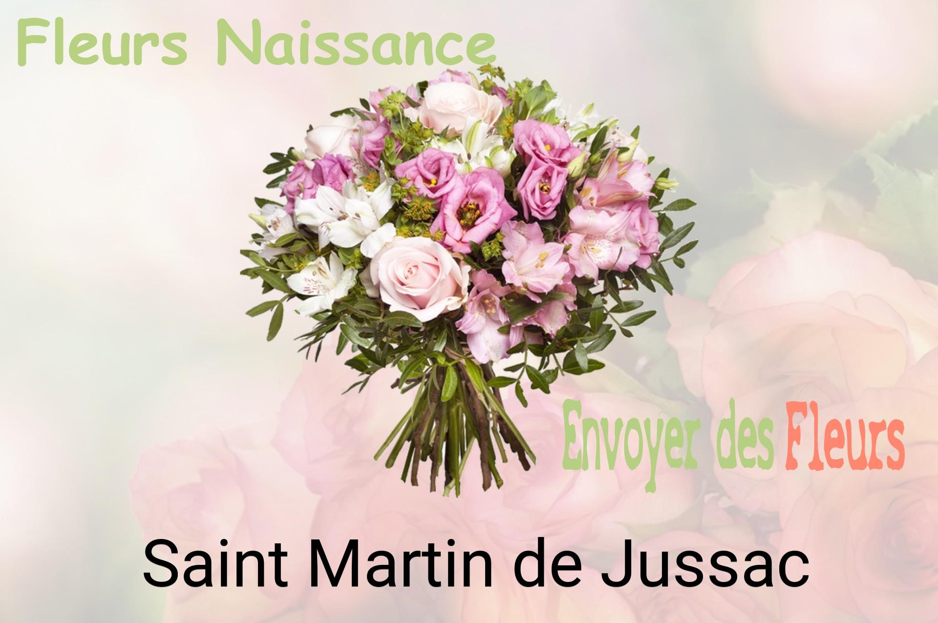Bouquet de fleurs de naissance livré à Saint-Martin-de-Jussac