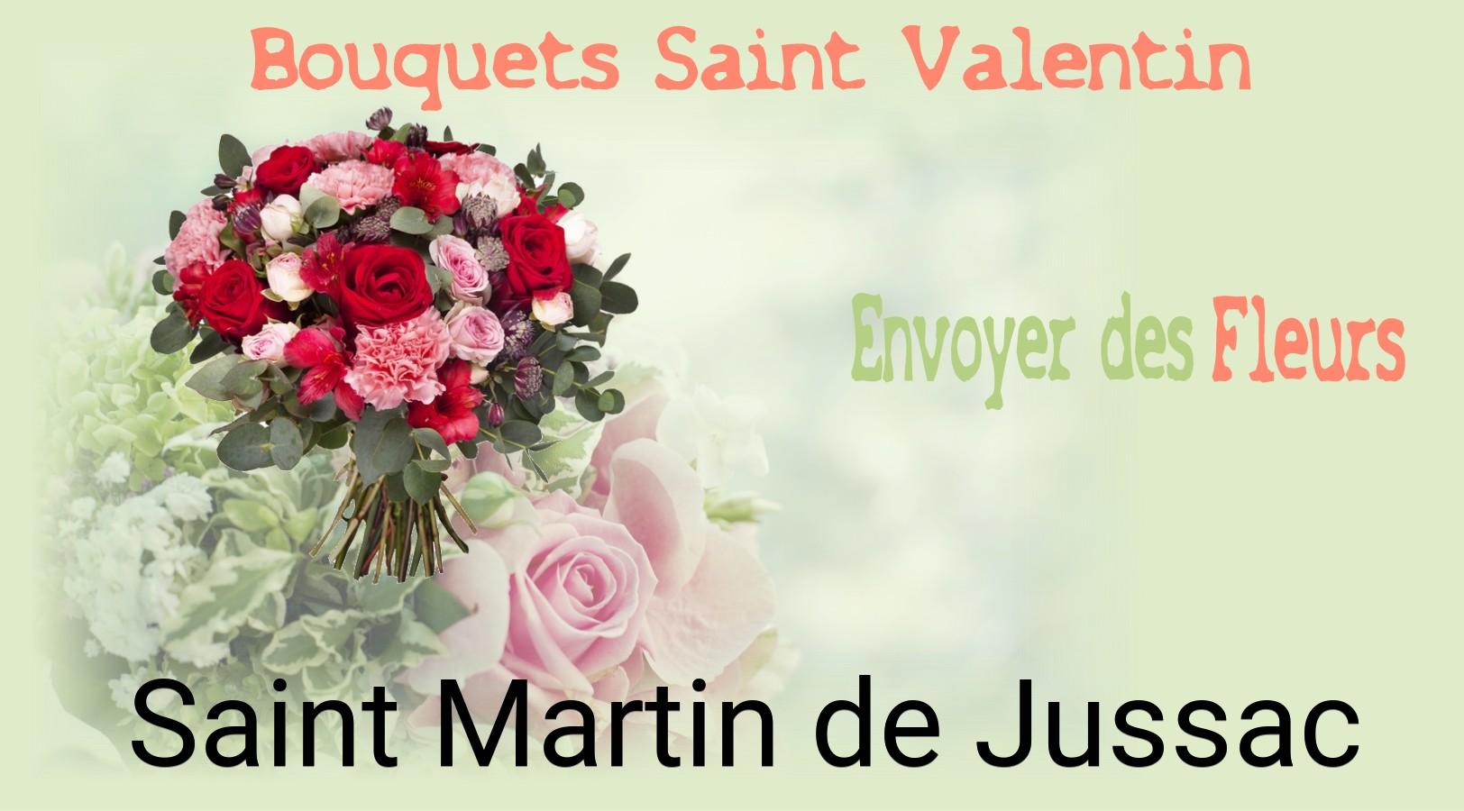Roses de Saint-Valentin livrées à Saint-Martin-de-Jussac